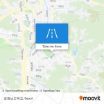 How to get to 공원보도육교, 성남시, 경기도 by bus or subway?