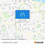 How to get to Guro Big Road 2 Underpass, Guro-gu, Seoul by bus or subway?