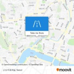 How to get to Gosanja-ro 4-gil, Seongdong-gu, Seoul by bus or subway?