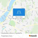 How to get to Pungseong-ro, Gangdong-gu, Seoul by bus or subway?