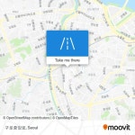 How to get to Guro Central Road, Guro-gu, Seoul by subway or bus?