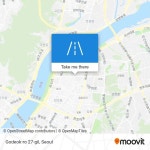 How to get to Godeok-ro 27-gil, Gangdong-gu, Seoul by bus or subway?