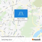How to get to 겸재로44길, 중랑구, 서울시 by subway or bus?