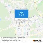 How to get to Taepyeong-ro 214 Beon-gil, Uijeongbu, Gyeonggi Province by bus or subway?