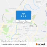 How to get to Calle Del Portillo De Balboa in Valladolid by Bus?