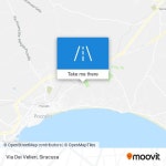 How to get to Via Dei Velieri in Pozzallo by Train or Bus?
