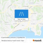 How to get to Avenue Mirabeau, Nice by bus, train or light rail?