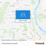 How to get to Pandara Road, Delhi by bus, metro or train?