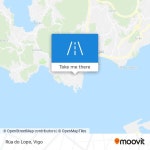 How to get to Rúa do Lopo in Cangas by Bus or Ferry?