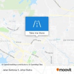How to get to Jalan Sentosa 3 in Johor Baharu by Bus?
