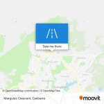 How to get to Margules Crescent, Canberra by bus or light rail?