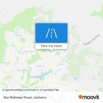 How to get to Ben Blakeney Street in Canberra by Bus or Light rail?