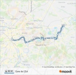 N141 Route: Schedules, Stops & Maps - Gare de LEst (Updated)