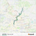 N146 Route: Schedules, Stops & Maps - Gare de LEst (Updated)