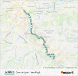 N132 Route: Schedules, Stops & Maps - Gare de Lyon - Van Gogh (Updated)