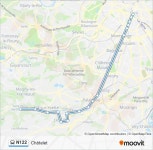N122 Route: Schedules, Stops & Maps - Châtelet (Updated)