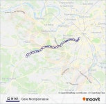 N161 Route: Schedules, Stops & Maps - Gare Montparnasse (Updated)