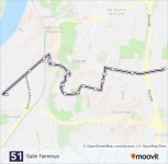 51 Route: Schedules, Stops & Maps - Galin Terminus (Updated)