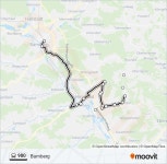 980 Route: Schedules, Stops & Maps - Bamberg (Updated)