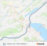 1 Route: Schedules, Stops & Maps - Obernau, Dorf→Ebikon, Bahnhof (Updated) 1 Route: Schedules, Stops & Maps - Obernau, Dorf... 