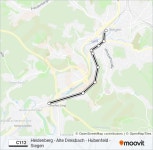 c112 Route: Schedules, Stops & Maps - Niederschelden Hubenfeld Schule (Updated)