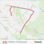 722 Route: Schedules, Stops & Maps - D-Richardstraße (Updated)