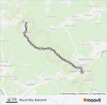 175 Route: Schedules, Stops & Maps - Bruck/Mur Bahnhof (Updated)