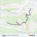 401 Route: Schedules, Stops & Maps - Innsbruck Hauptbahnhof (Updated)
