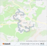 80 Route: Schedules, Stops & Maps - עירייה→דרך דר ישראל פלד/כנרית (Updated) 80 Route: Schedules... 