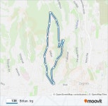 138 Route: Schedules, Stops & Maps - Britan. trg (Updated)