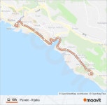 10a Route: Schedules, Stops & Maps - Paveki — Rijeka (Updated)