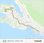 2A Route: Schedules, Stops & Maps - Glavica B.K. - Pile (Updated)