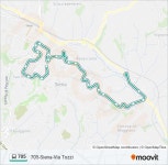 705 Route: Schedules, Stops & Maps - 705-Siena-Via Tozzi (Updated)