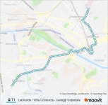 t1 Route: Schedules, Stops & Maps - T1.31-Careggi-Ospedale (Updated)