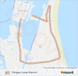 6 Route: Schedules, Stops & Maps - Chioggia Campo Marconi (Updated)