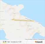 3R Route: Schedules, Stops & Maps - Bari - Via Giuseppe Capruzzi 212→Accadia - Roma Avenue 32 (Updated) 3R Route: Schedules... 