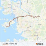 6701 Route: Schedules, Stops & Maps - 서울가든호텔 (Updated)