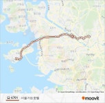 6701 Route: Schedules, Stops & Maps - Seoul Garden Hotel (Updated)