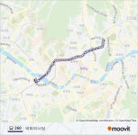 260ルート：スケジュール、停車地、地図-국회의사당 （アップデート済み）