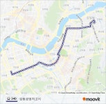 340 Route: Schedules, Stops & Maps - 강동공영차고지 (Updated)