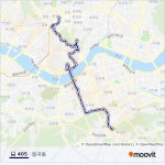 405 Route: Schedules, Stops & Maps - 종로1가 (Updated)