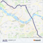 470 Route: Schedules, Stops & Maps - 안골마을 (Updated)