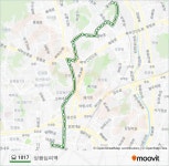 1017 Route: Schedules, Stops & Maps - Sangwangsimni Station (Updated)