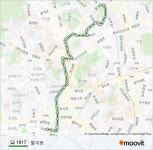 1017 Route: Schedules, Stops & Maps - 월계동 (Updated)