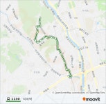 1130ルート：スケジュール、停車地、地図-석계역 （アップデート済み）