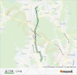 1154 Route: Schedules, Stops & Maps - Singok-dong (Updated)