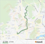 1224 Route: Schedules, Stops & Maps - Sanggye 4-dong (Updated)