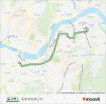3411 Route: Schedules, Stops & Maps - Gangdong Public Depot (Updated)