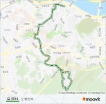 5516 Route: Schedules, Stops & Maps - 노량진역 (Updated)
