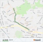 5538ルート：スケジュール、停車地、地図-봉천역
